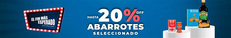 EL FIN MAS ESPERADO EN ANTZARA GOURMET - 20% DE DESCUENTO EN ABARROTES SELECCIONADOS