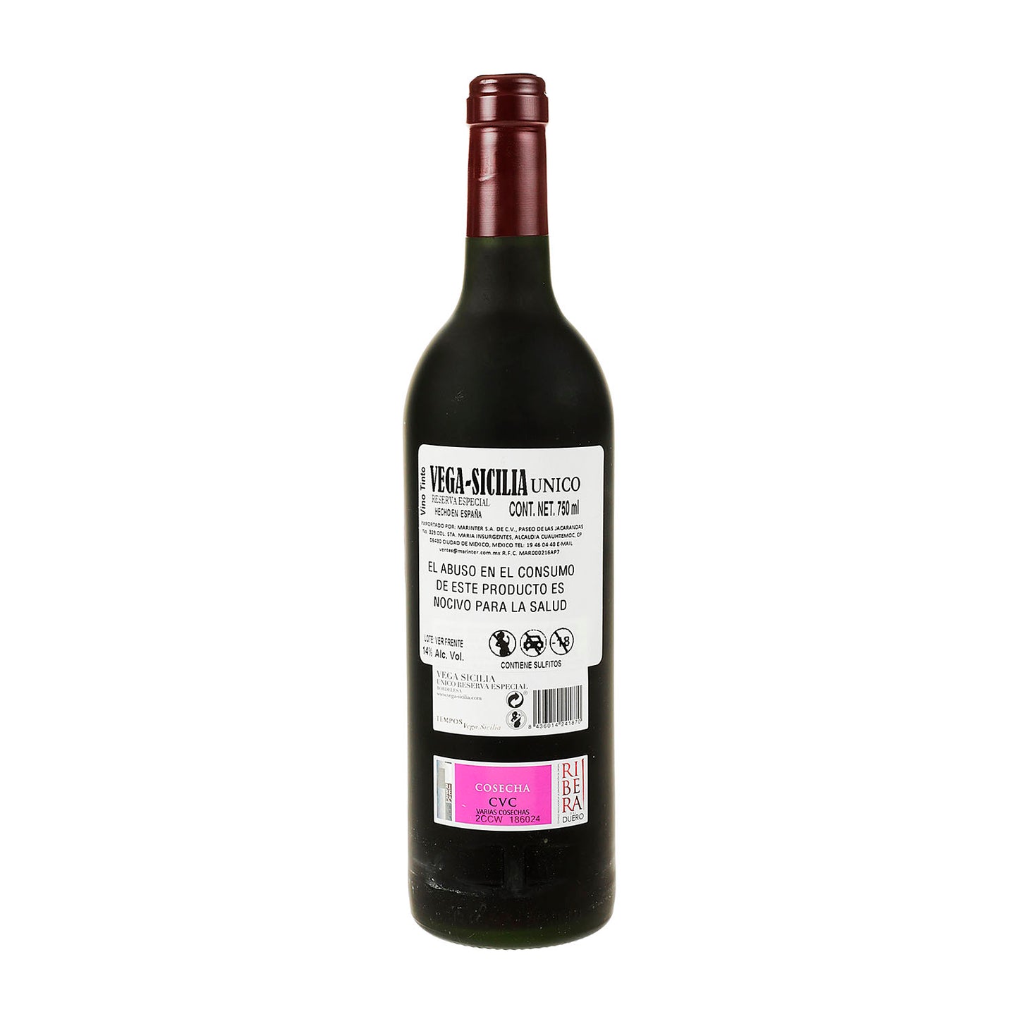 Vino Tinto Vega Sicilia Único Reserva Especial 2021 de 750 ml - España