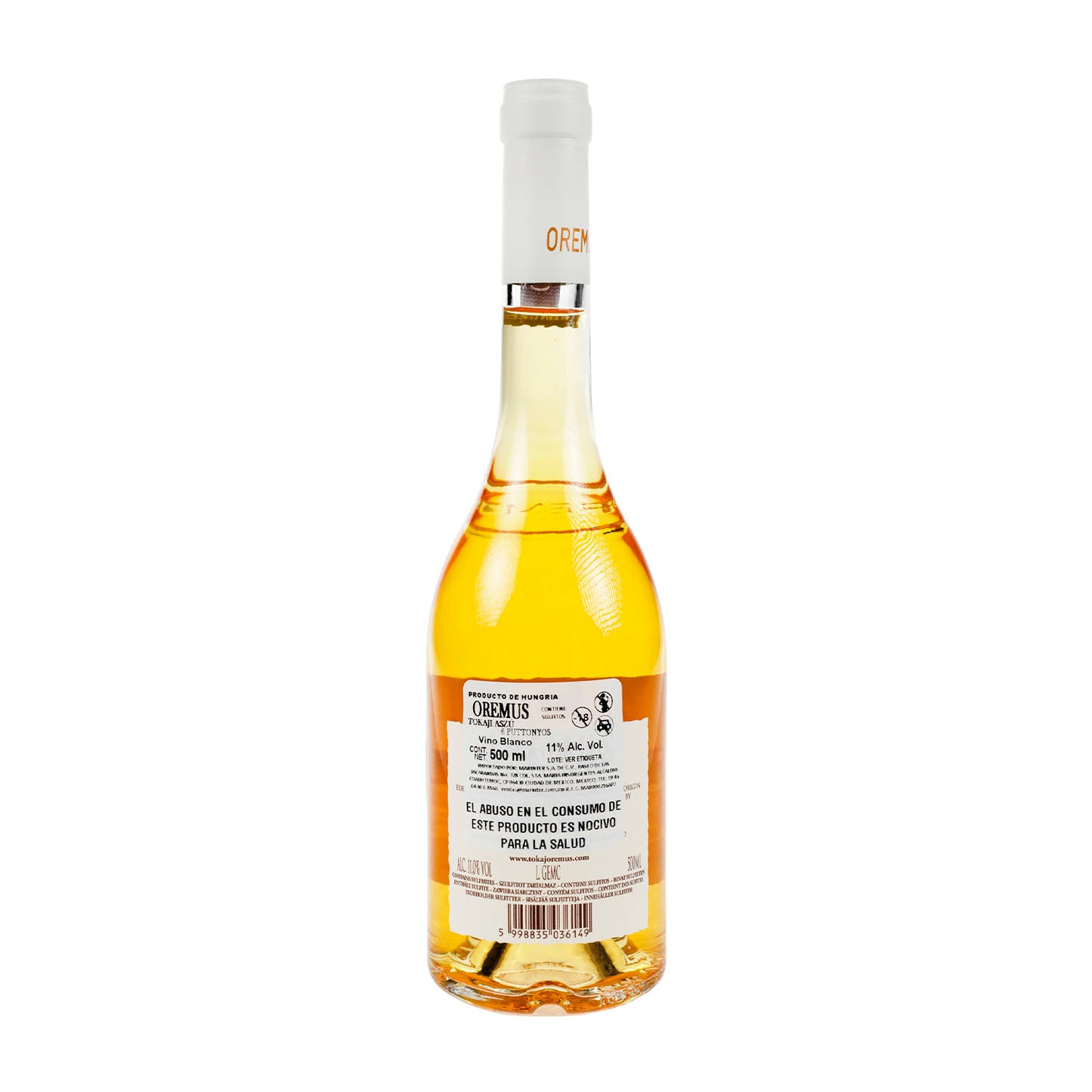 Vino Dulce OremusTokaji Azsu 6 Puttonyos 2014 de 500 ml - Hungría