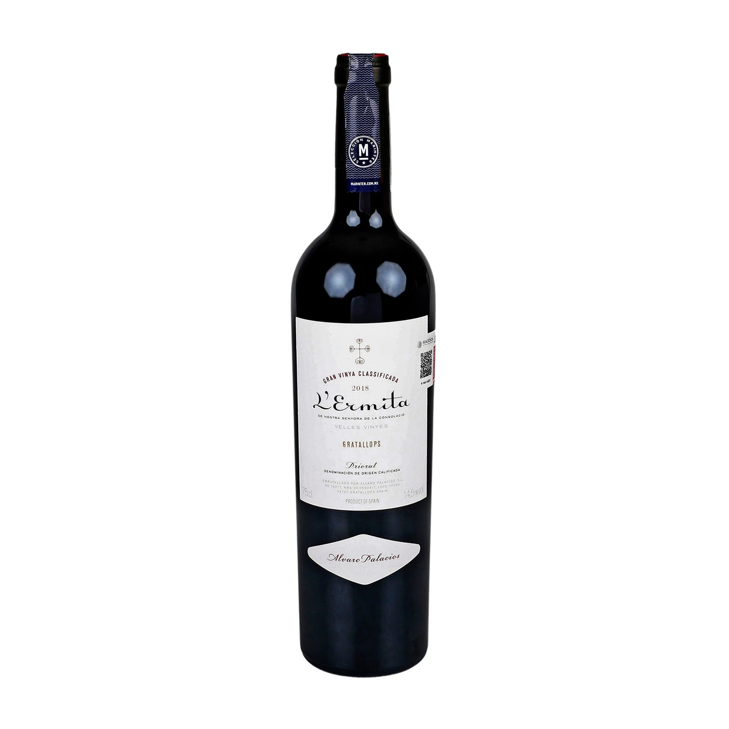 Vino Tinto L' Ermita 2018 de 750 ml - España