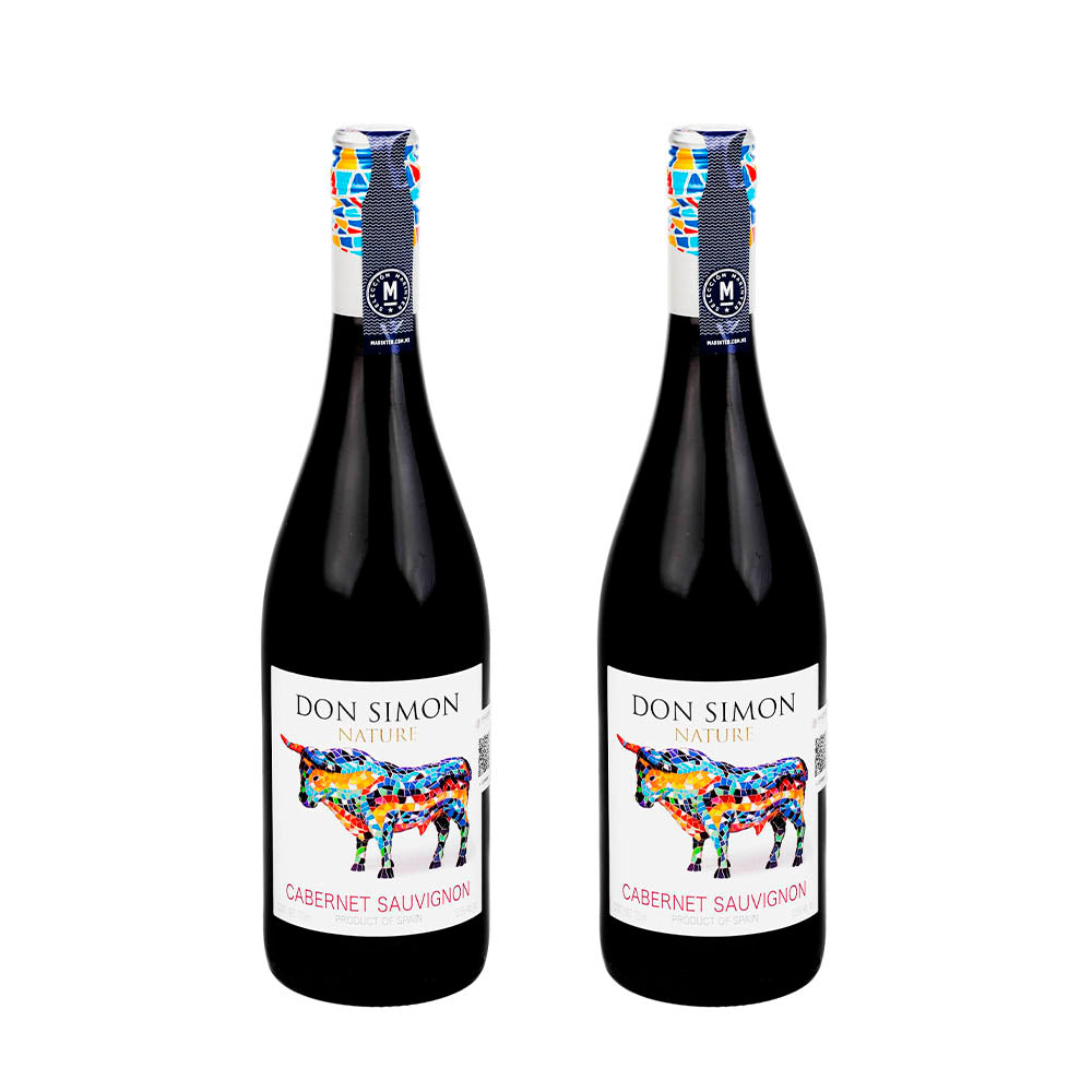 Promo 2x1 - Vino Tinto Don Simon Nature Cabernet Sauvignon de 750 ml