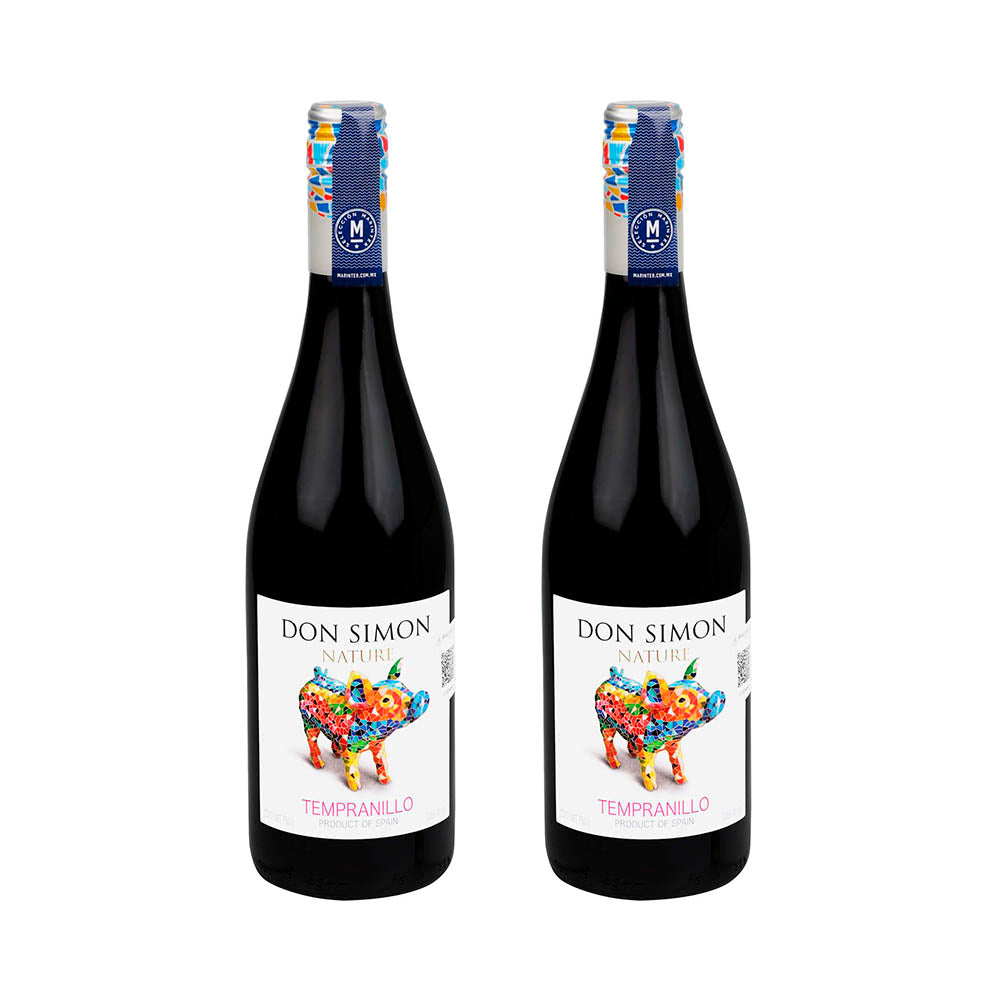 Promo 2x1 - Vino Tinto Don Simon Nature Tempranillo de 750 ml