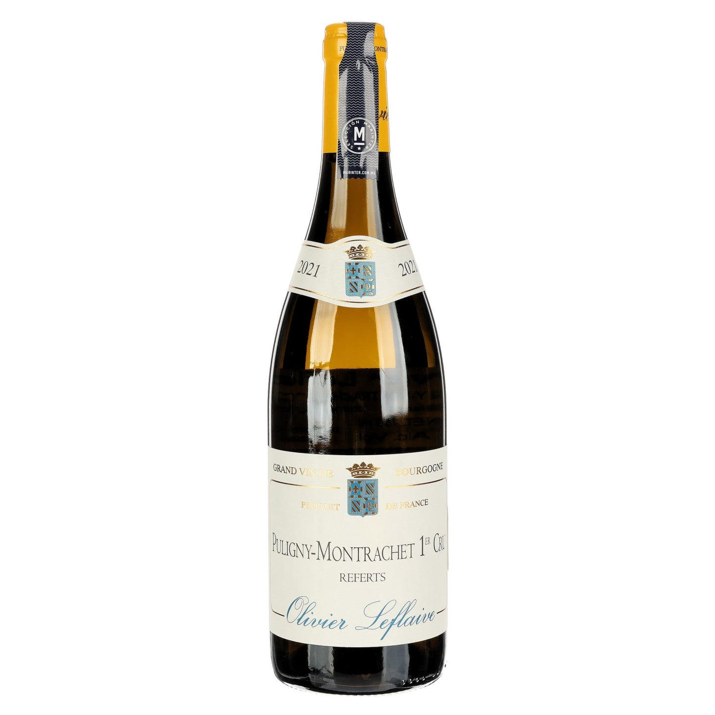 Vino Blanco Olivier Leflaive Puligny-Montrachet 1er Cru 2021 de 750 ml - Francia