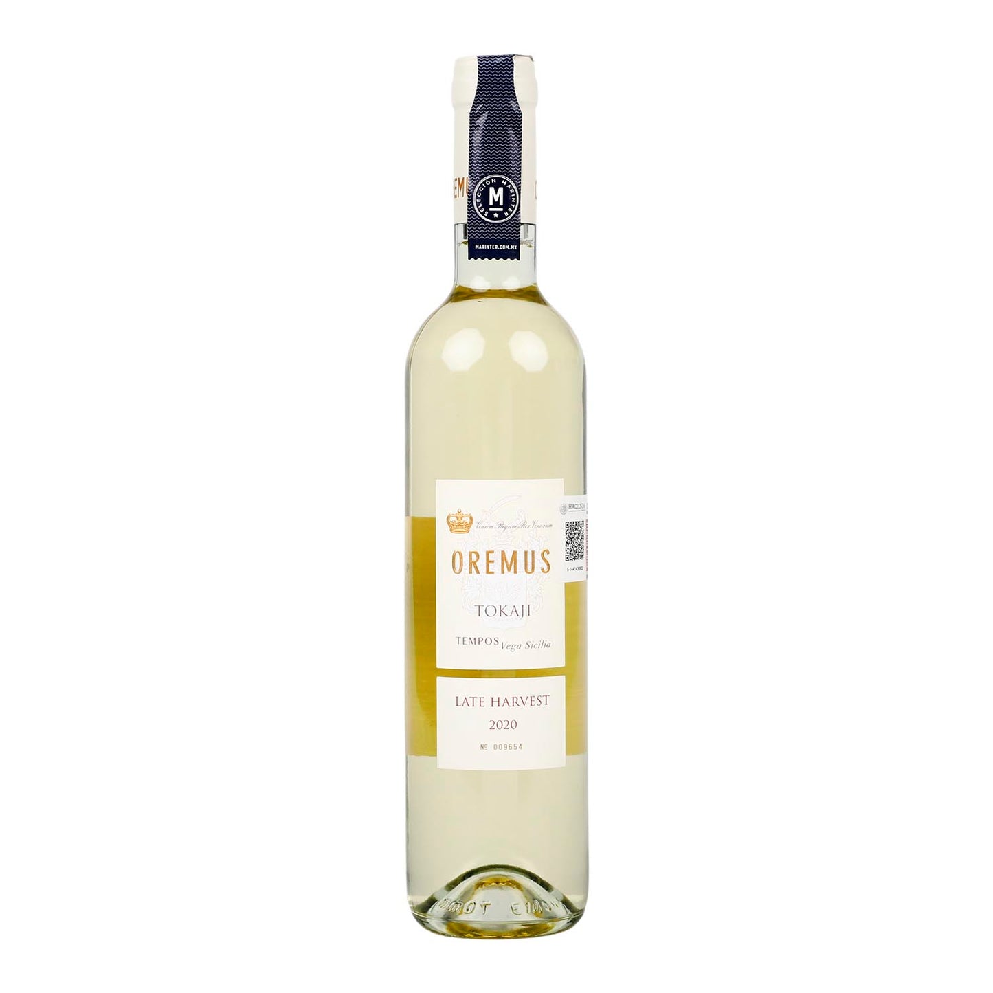 Vino Blanco Oremus Tokaji Vendimia Tardía 2020 de 500 ml - Hungría