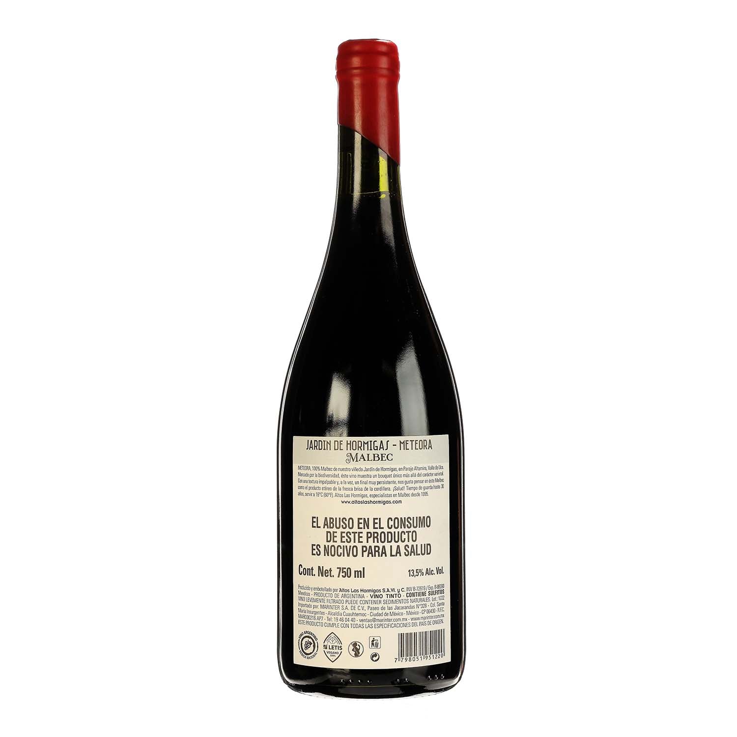 Vino Tinto Meteora de 750 ml