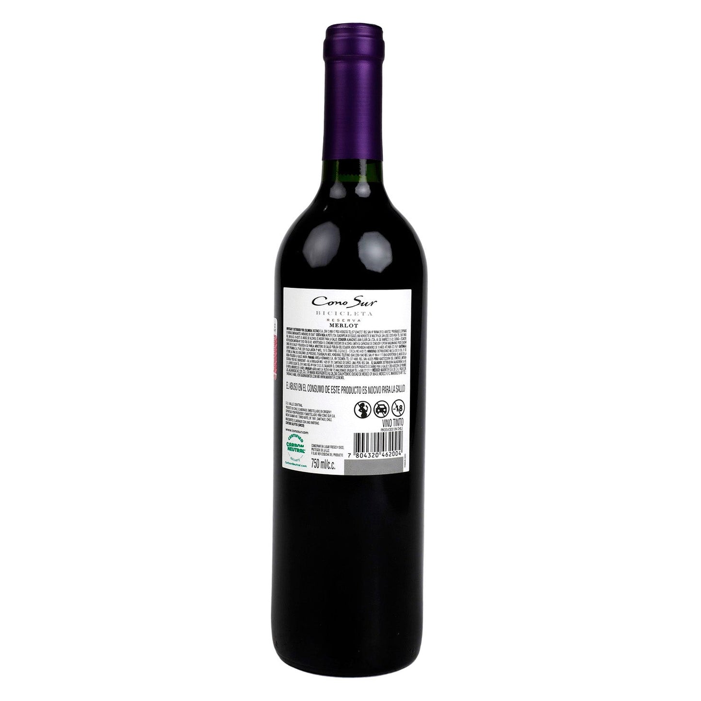 Promo 3X2 - Vino Tinto - Cono Sur Bicicleta Merlot - 750 ml HOTSALE