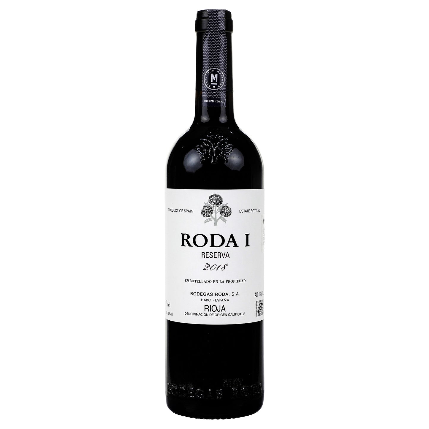 Vino Tinto Roda I Reserva 2018 de 750 ml- España
