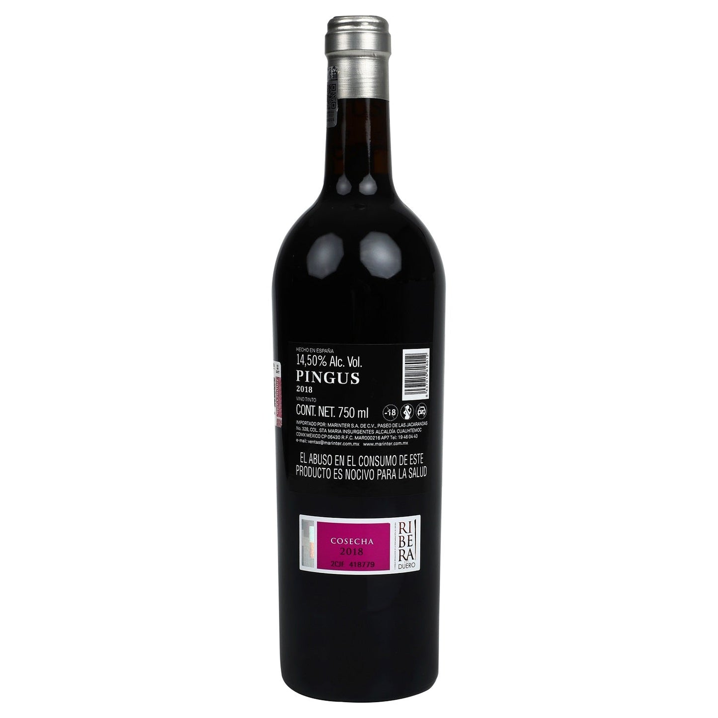 Vino - Tinto Pingus 2019 de 750 ml - España
