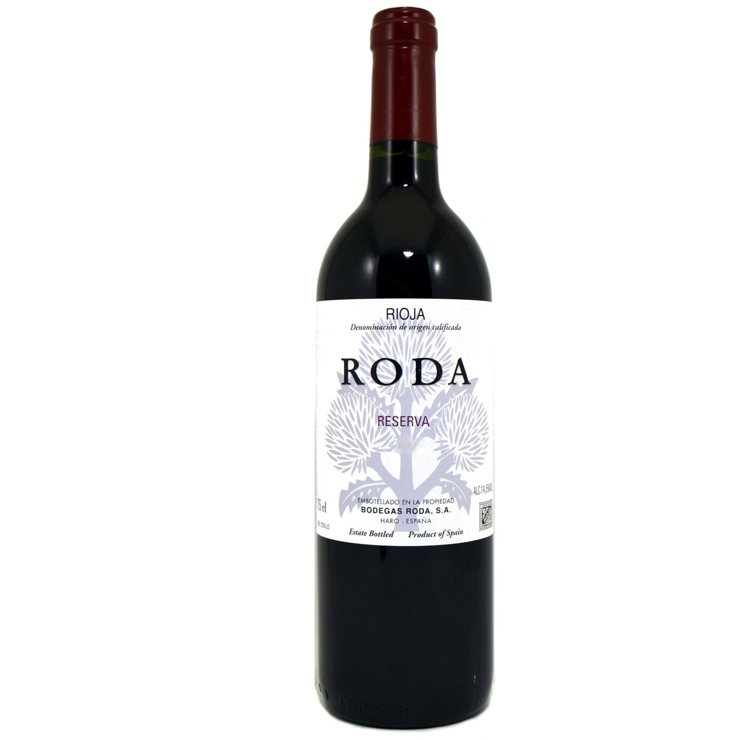 Vino Tinto Roda Reserva 2021 de 750 ml - España