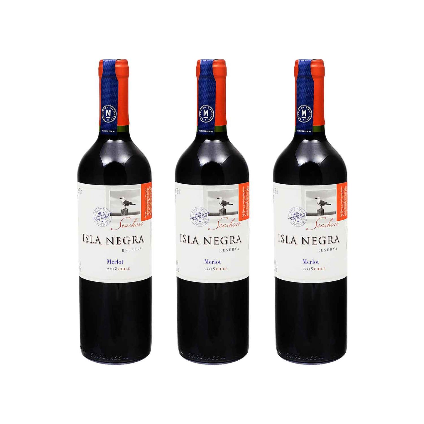 3X2 - Vino Tinto - Isla Negra Merlot - 750ml HOTSALE