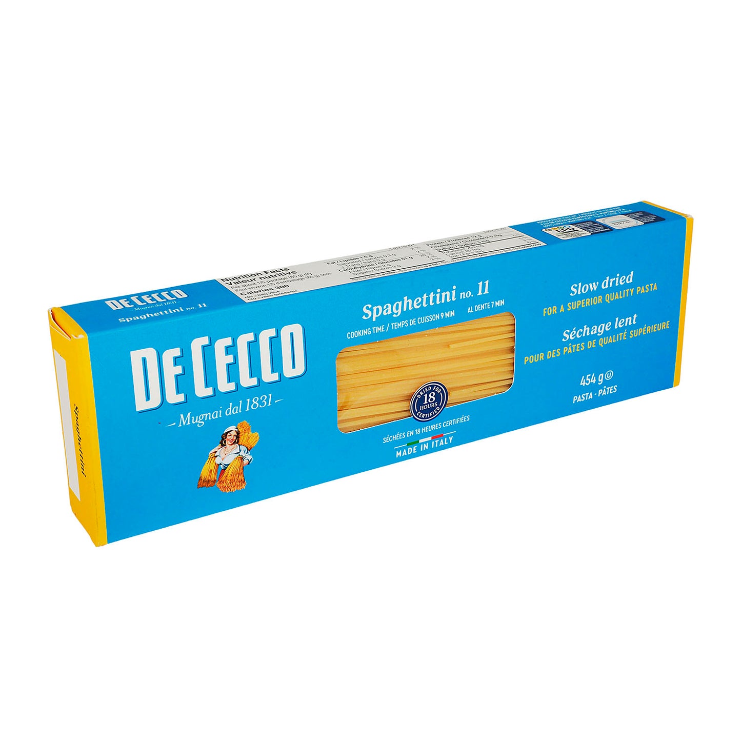 De Cecco - Spaghettini de Sémola 454 gr - Italia