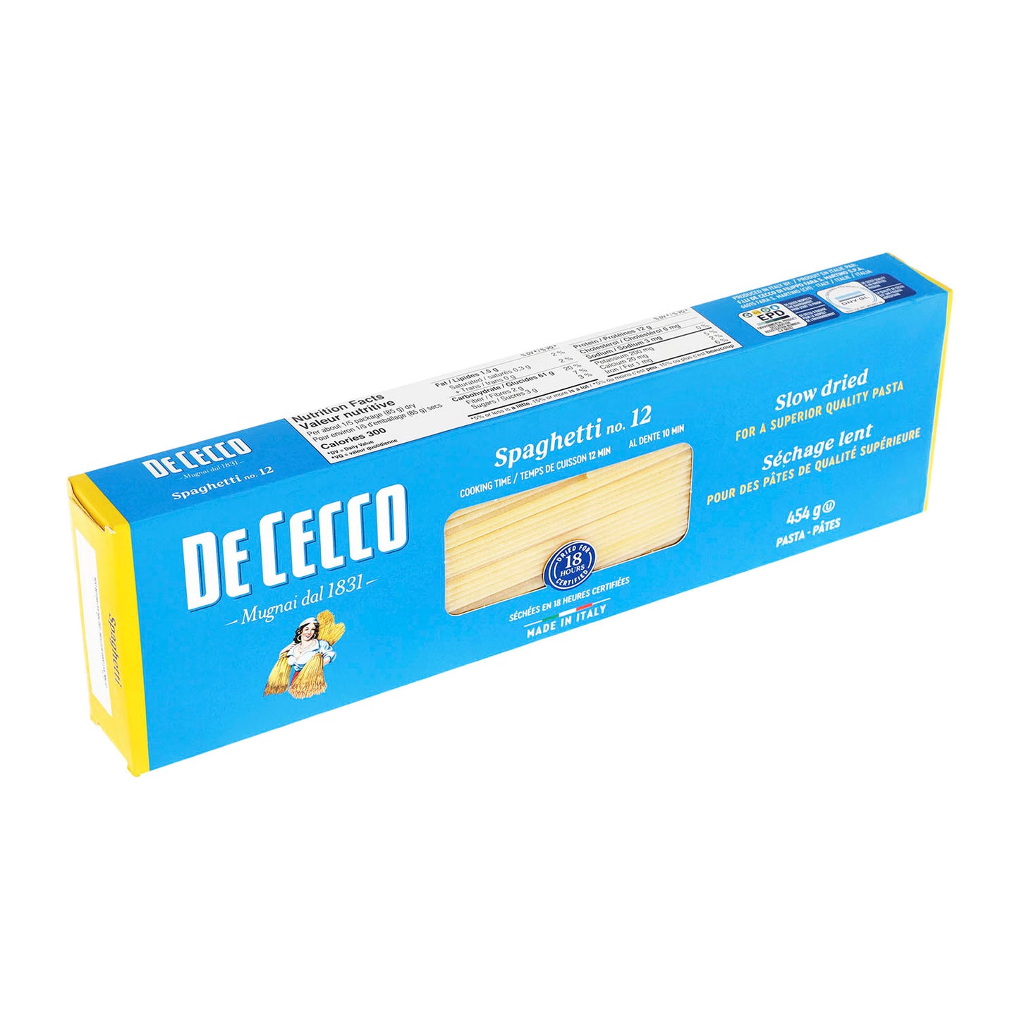 De Cecco - Pasta Spaghetti De Sémola - 454g - Italia