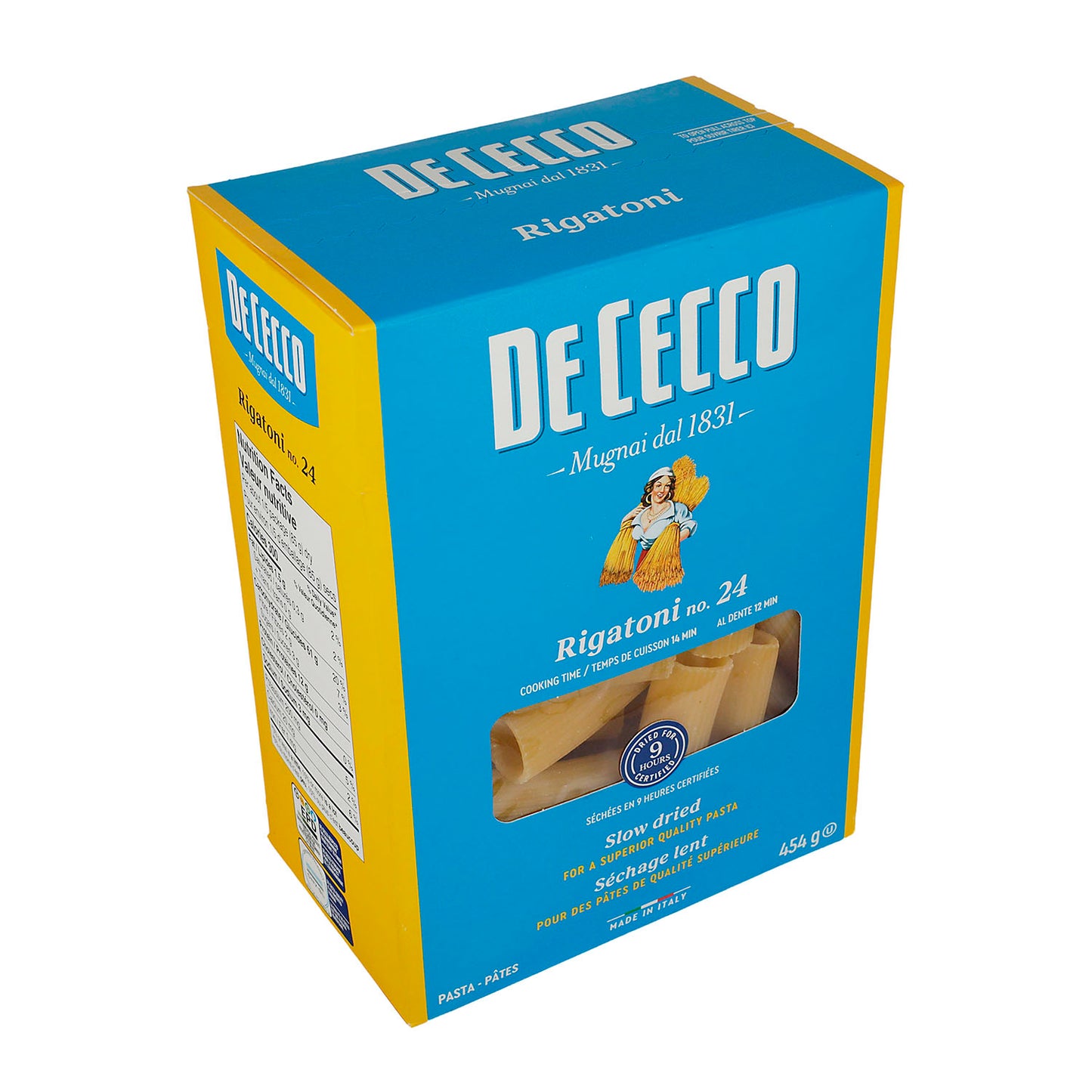 Pasta - De Cecco Rigatoni De Sémola de 454 gr - Italia