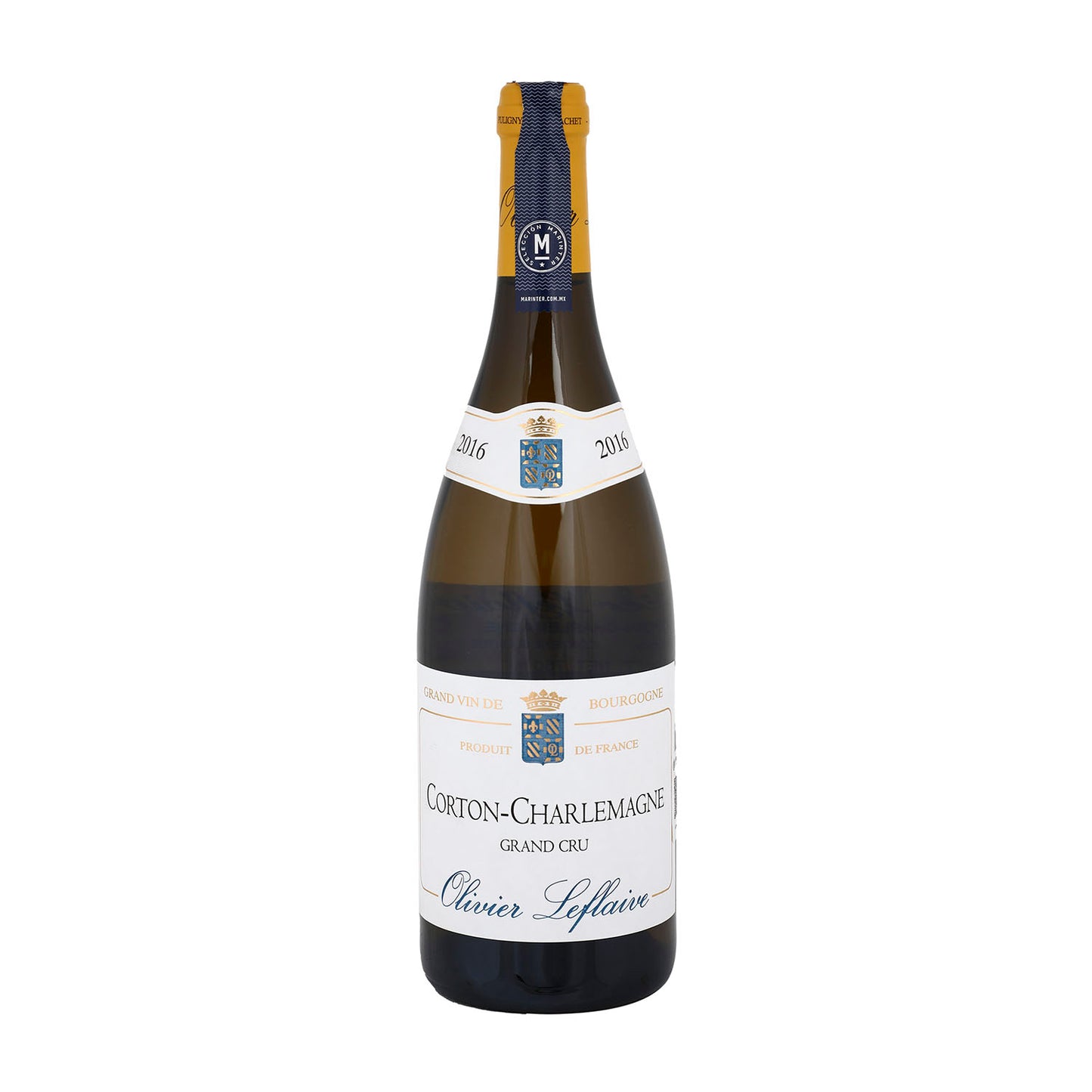 Vino Blanco Oliver Leflaive Corton-Charlemagne Grand Cru 2016 de 750 ml - Francia