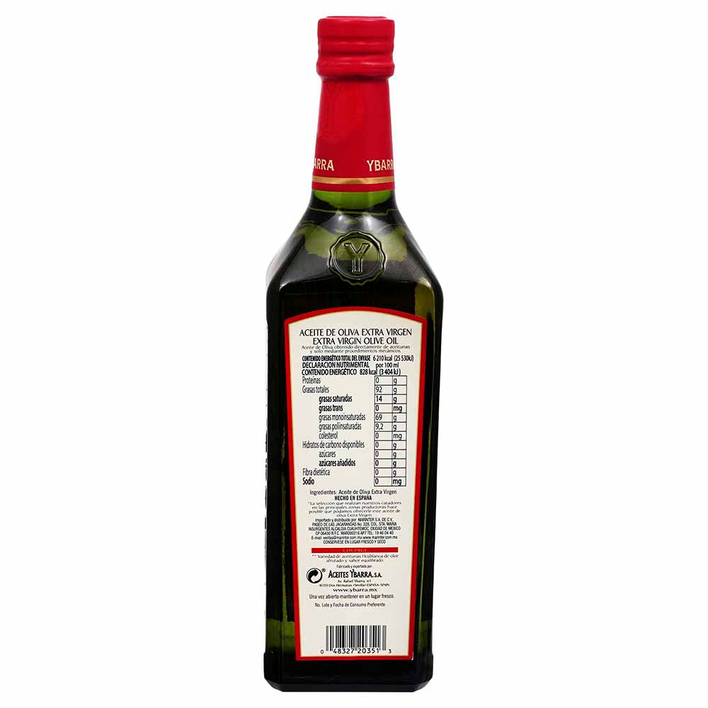 Aceite de Oliva - YBarra Extra Virgen Selec Aromático - 750 ml - España
