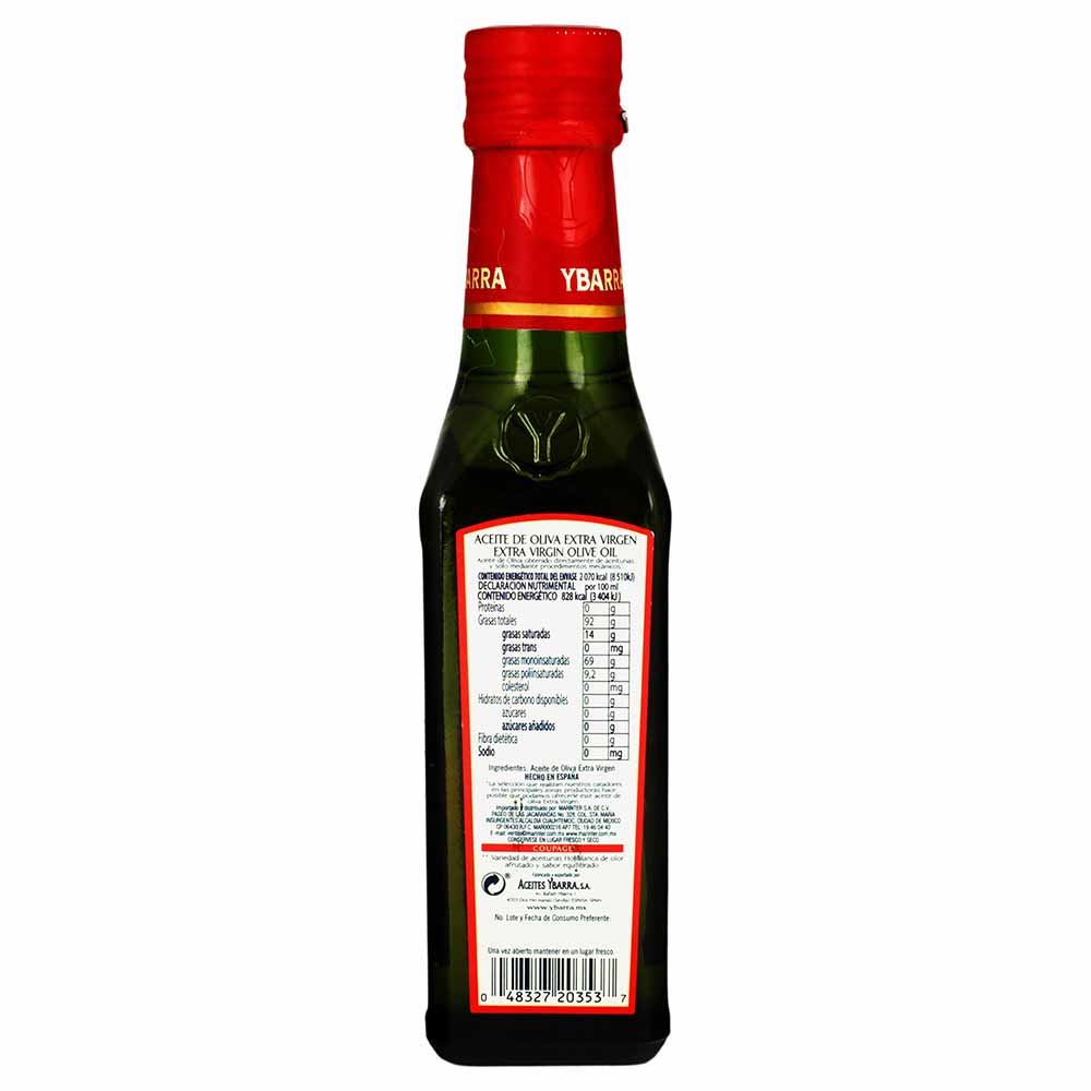 Aceite de Oliva - YBarra Extra Virgen Selec Aromático - 250 ml - España