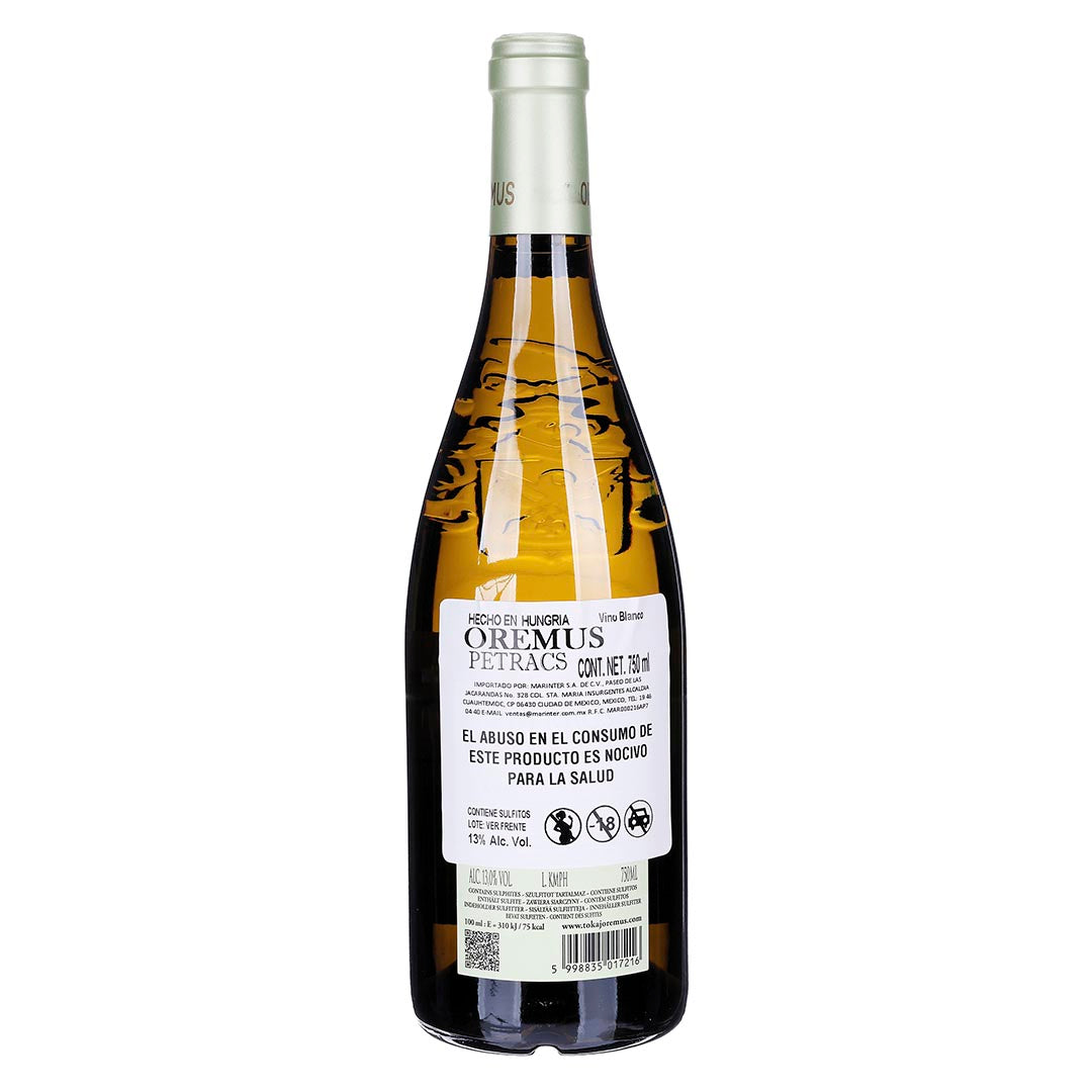 Vino Blanco Oremus Petracs Furmit 2021 de 750 ml - Hungría