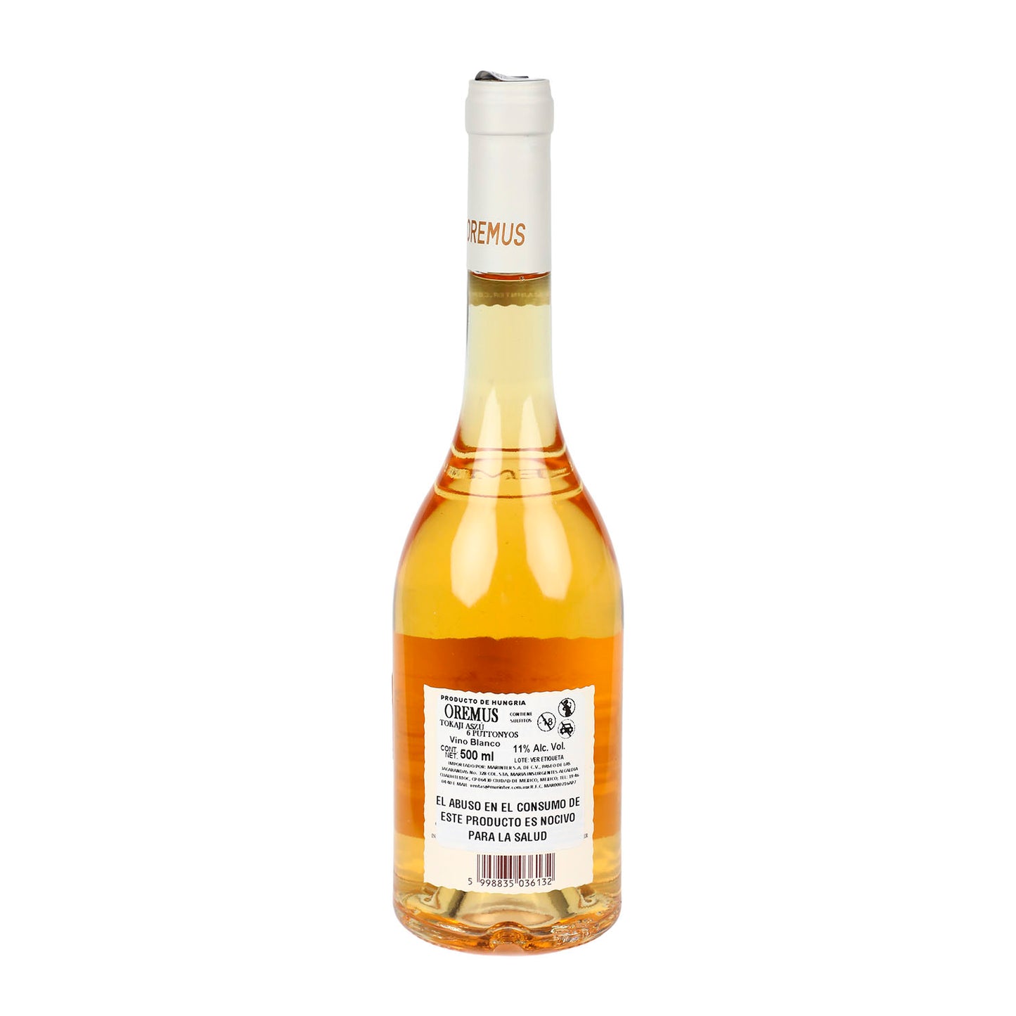 Vino Dulce Tokaji Oremus 6 Puttonyos Azsu 2013 de 750 ml - Hungría