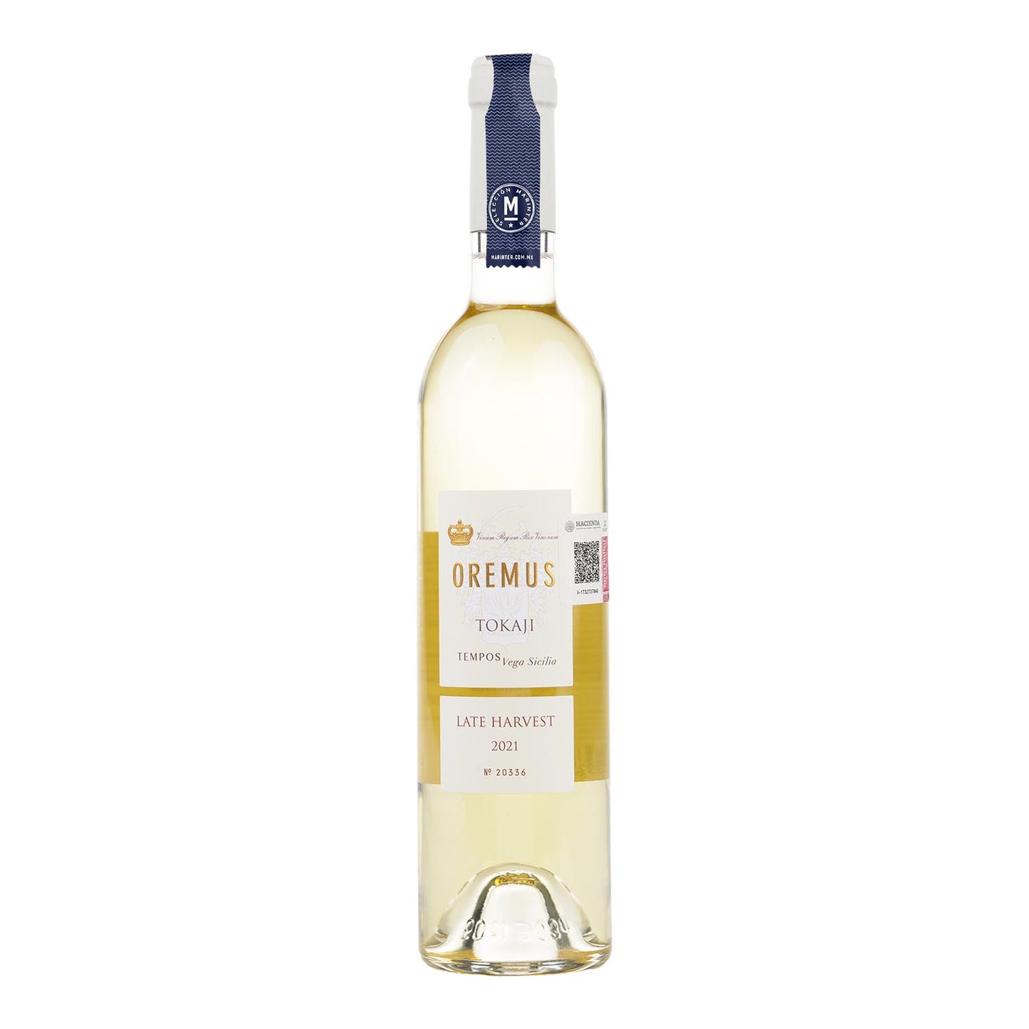 Vino Dulce Oremus Tokaji Vendimia Tardía 2021 de 500 ml - Hungría