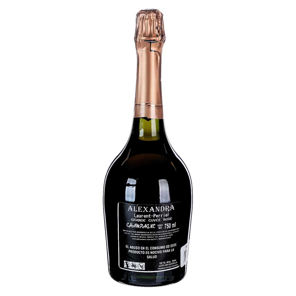 Champagne Laurent Perrier - Alexandra Grande Cuvee Rose 2012 de 750 ml - Francia