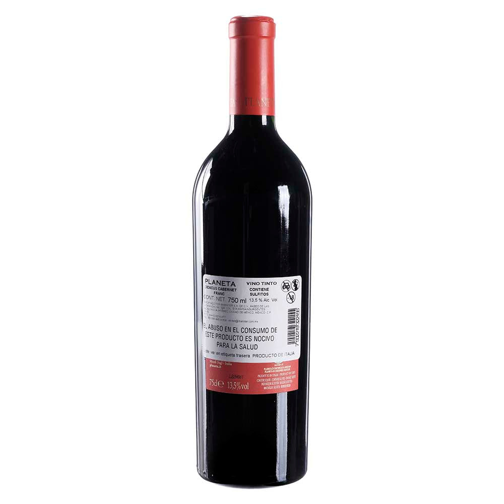 Vino Tinto Planeta Didacus Cabernet France 2020 de 750 ml - Italia