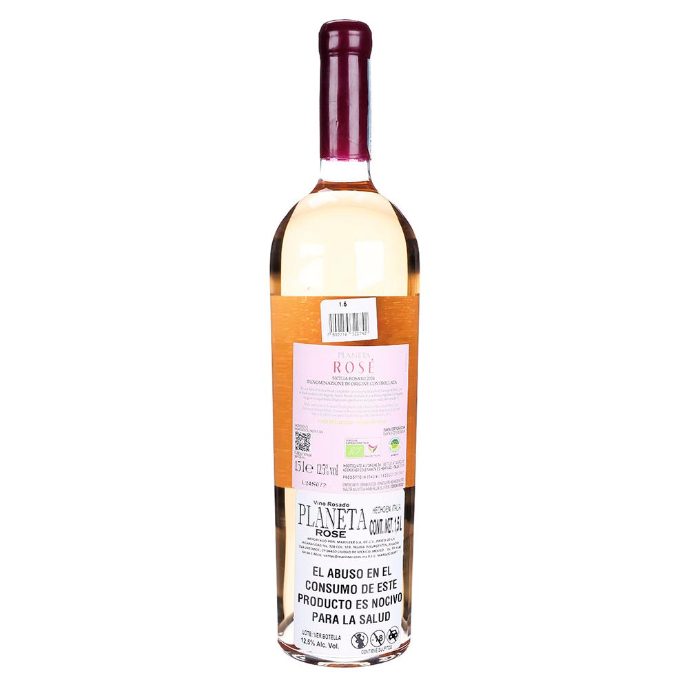 Vino Rosado Planeta Rose Orgánico de 1500 ml - Italia
