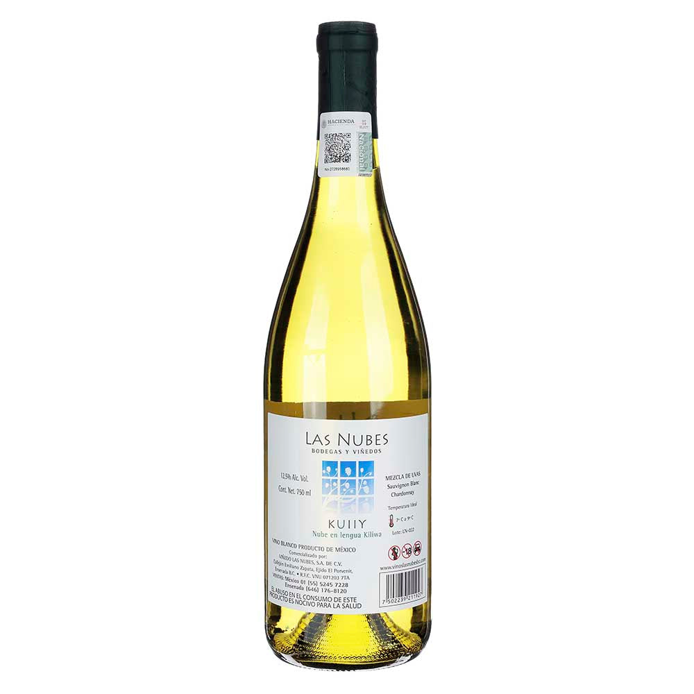 Vino Blanco Las Nubes Kuiiy de 750 ml - México