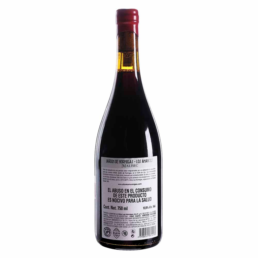 Vino Tinto - Los Amantes - Jardín de Hormigas de 750 ml - Argentina