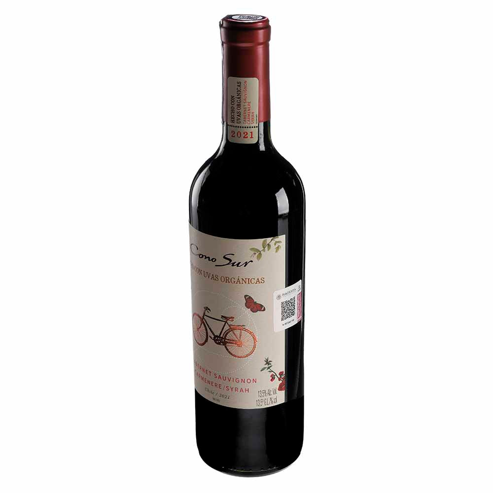 Vino Tinto - Cono Sur Orgánico - 750 ml - Chile