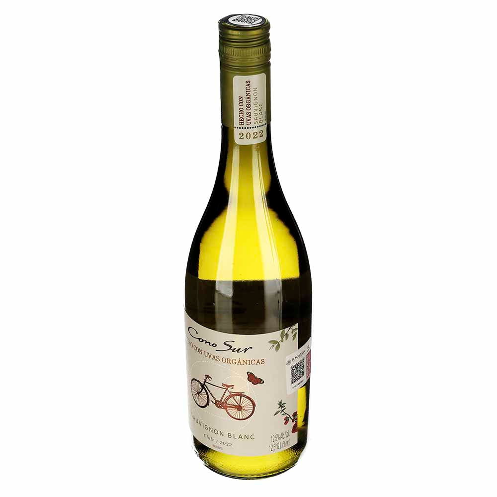 Vino Blanco Cono Sur Orgánico Sauvignon Blanc de 750 ml - Chile