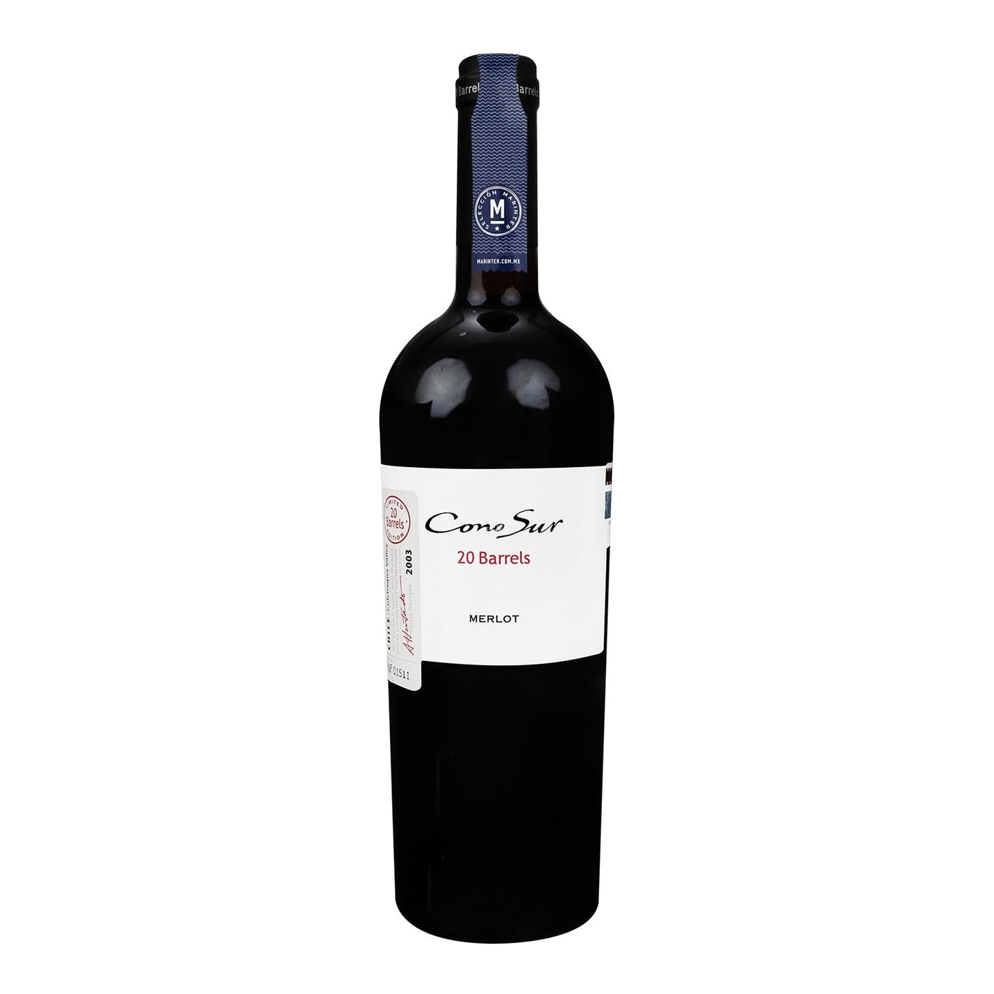 Vino Tinto 20 Barrels Merlot  de 750 ml
