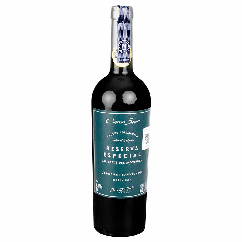 Vino Tinto - Cono Sur Reserva Especial Cabernet Sauvignon de 750 ml - Chile