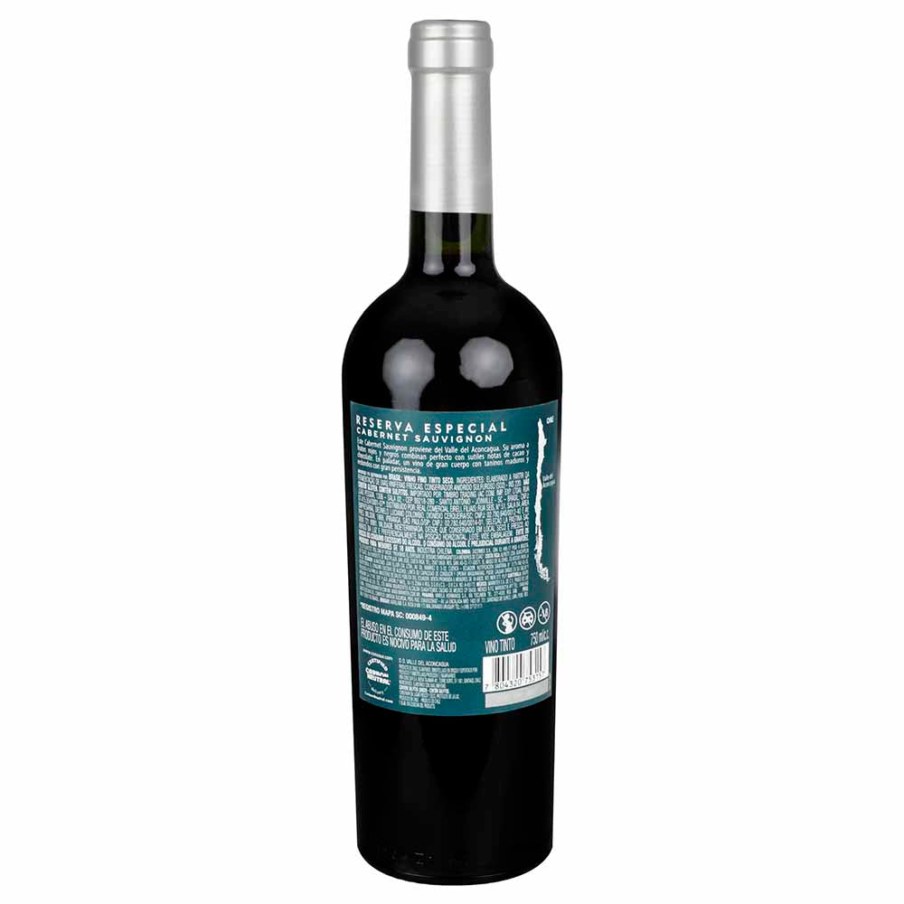 Vino Tinto - Cono Sur Reserva Especial Cabernet Sauvignon de 750 ml - Chile