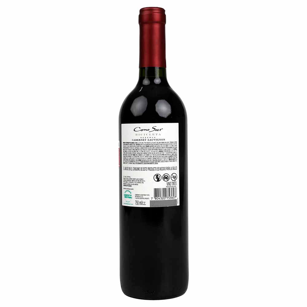 Vino Tinto - Cono Sur Bicicleta Cabernet Sauvignon - 750 ml - Chile