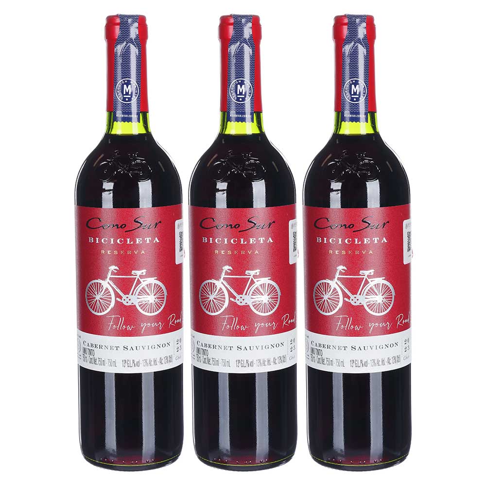 Promo 3X2 - Vino Tinto - Cono Sur Bicicleta Cabernet Sauvignon - 750 ml