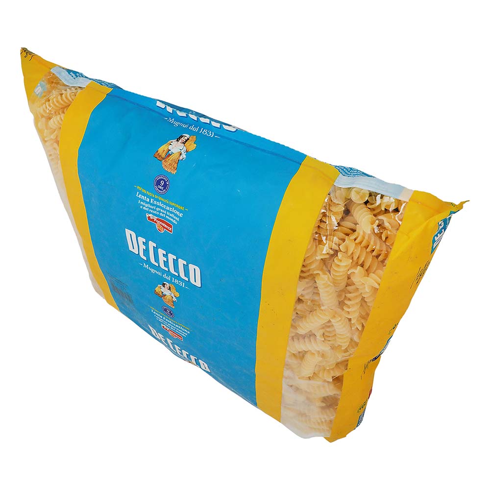 Pasta - De Cecco Fusilli De Sémola 3000 gr - Italia