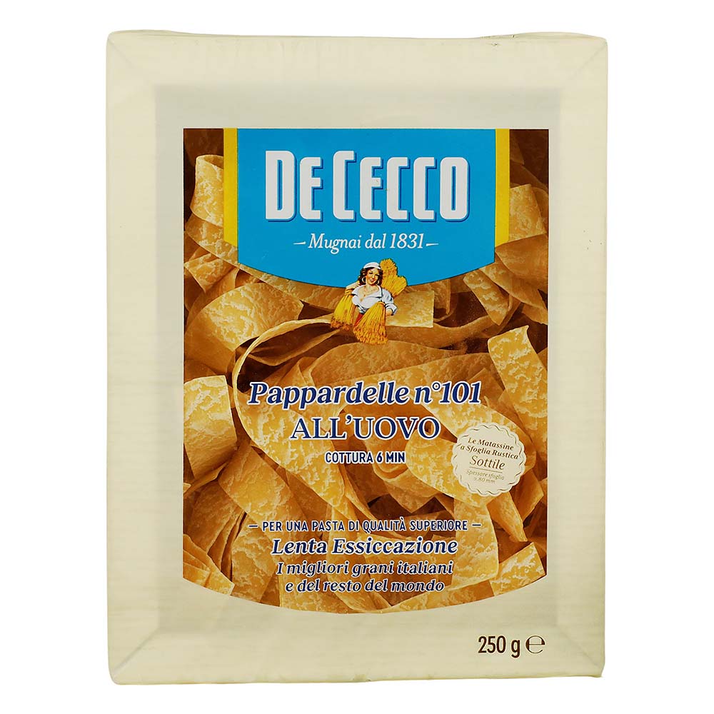 Pasta - De Cecco Papardelle Con Huevo 250 gr - Italia