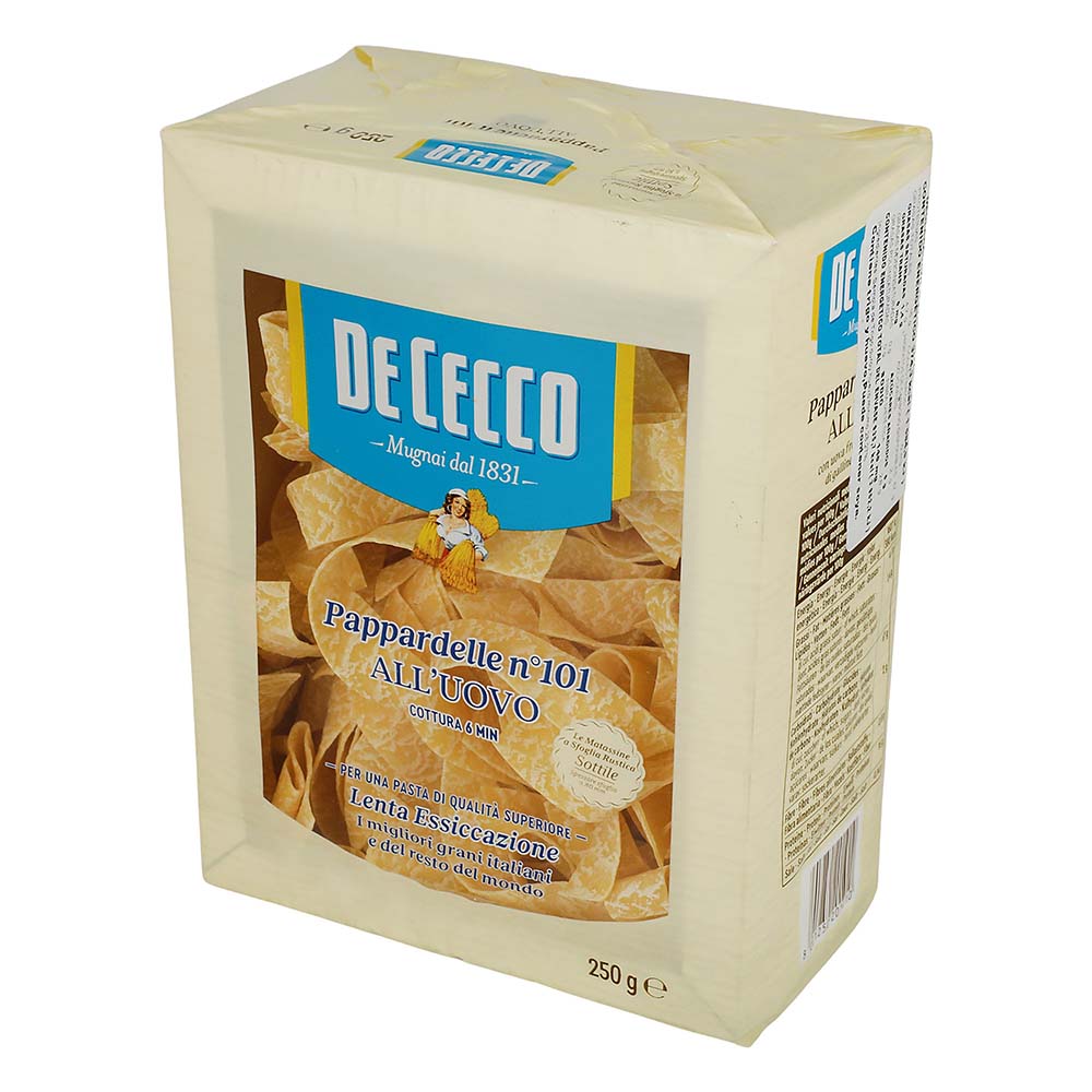 Pasta - De Cecco Papardelle Con Huevo 250 gr - Italia