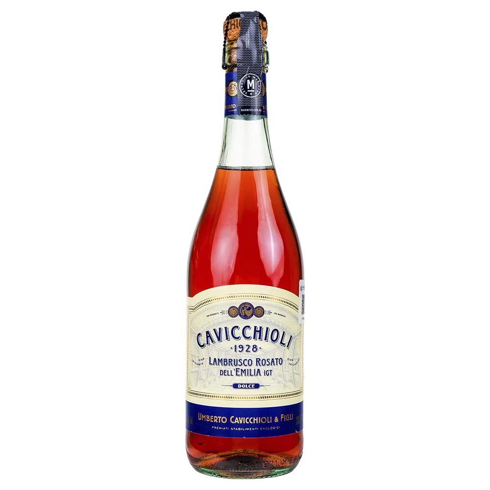 Vino Rosado Espumoso Cavicchioli de 750 ml - Italia