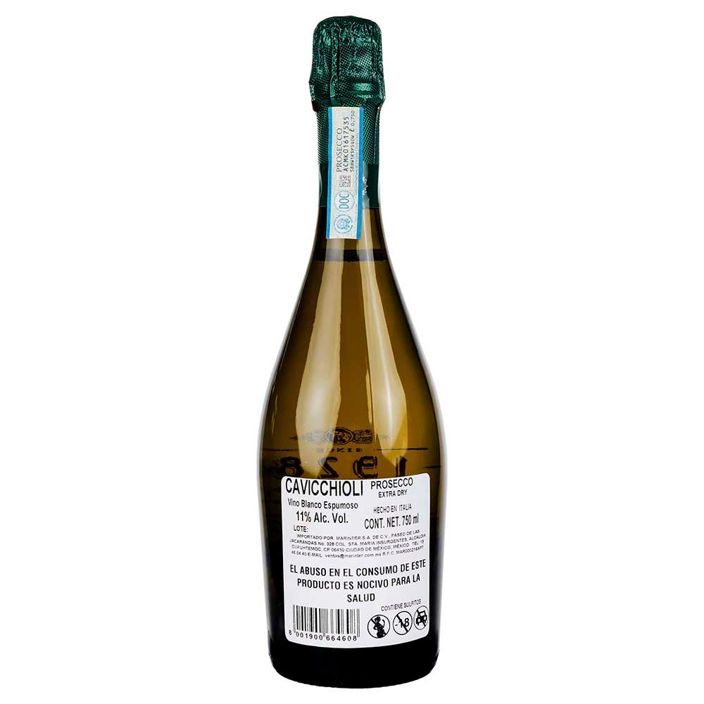 Vino Blanco Espumoso Cavicchioli Prosecco de 750 ml - Italia
