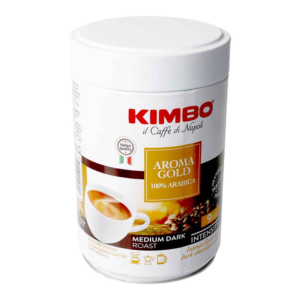 Café Kimbo Tostado y Molido Aroma Oro Lata de 250 g - Italia