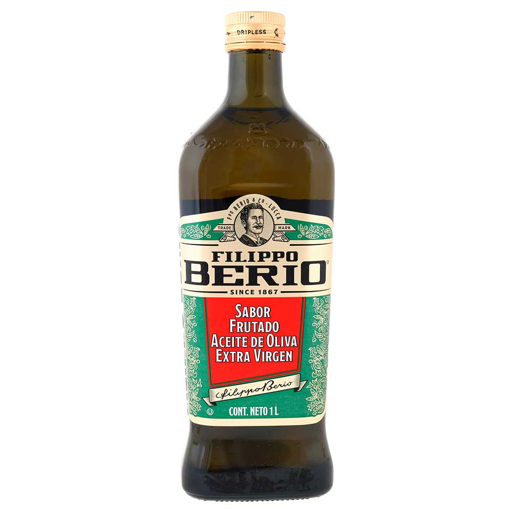 Aceite de Oliva - Filippo Berio Gusto Frutt Extra Virgen- 1000 ml - Italia