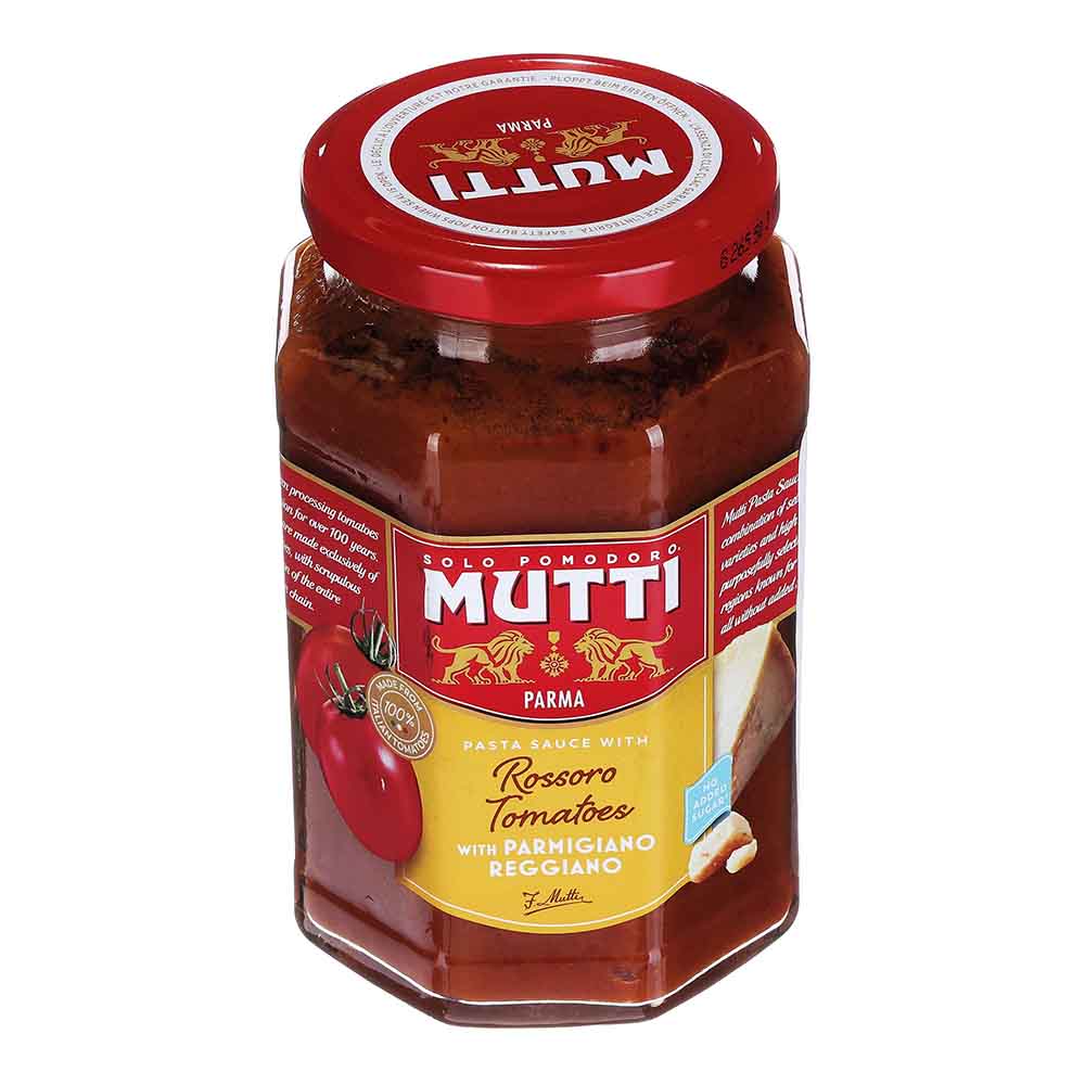 Salsa - Mutti de Tomate con Queso Parmigiano Reggiano - 400 g - Italia