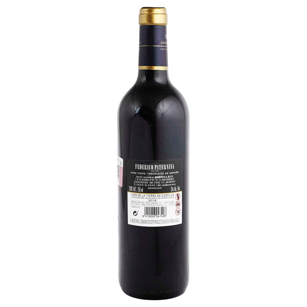 Vino Tinto - Federico Paternina Tempranillo Tierra de Castilla - 750 ml - España