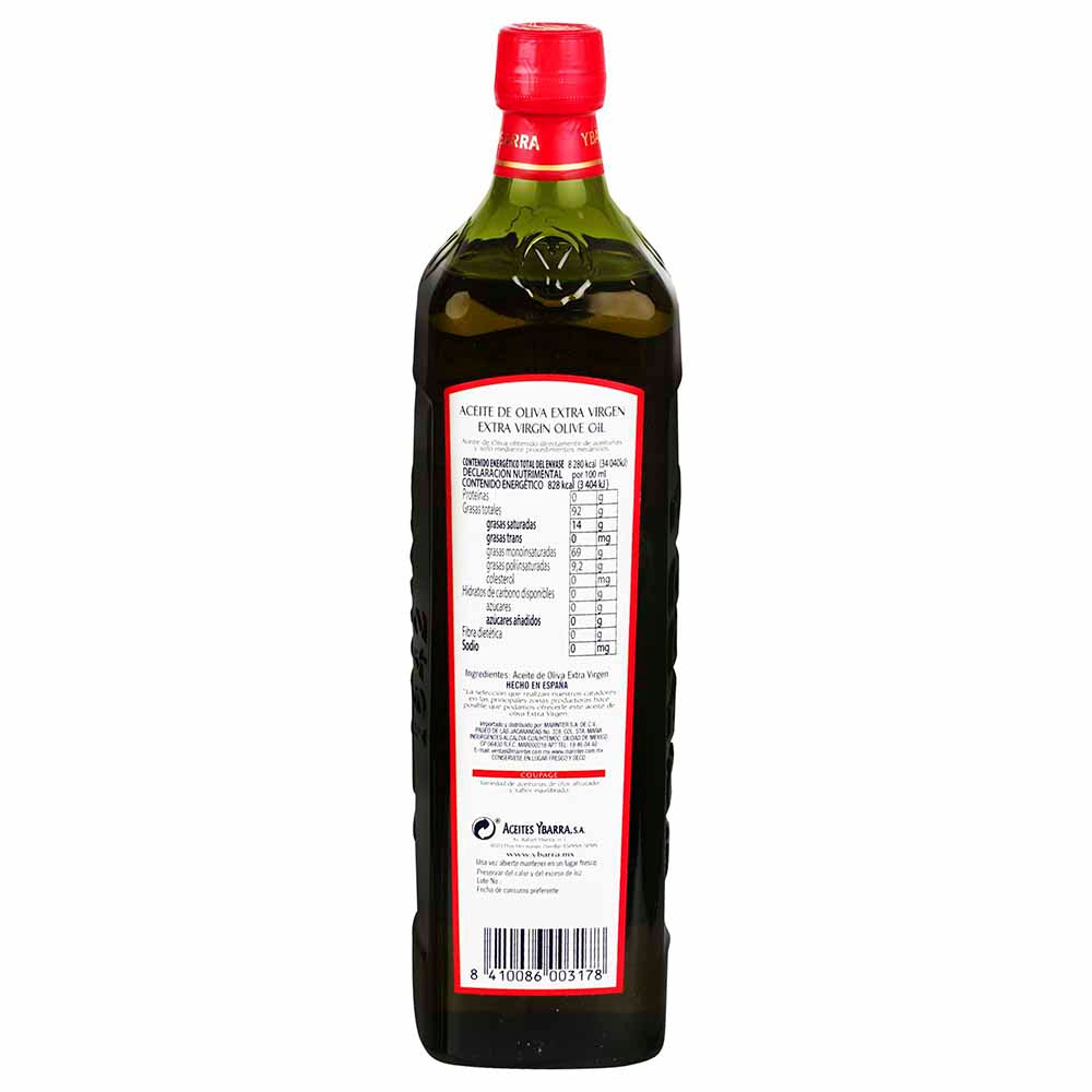 Aceite de Oliva - YBarra Extra Virgen Pet - 1000 ml - España