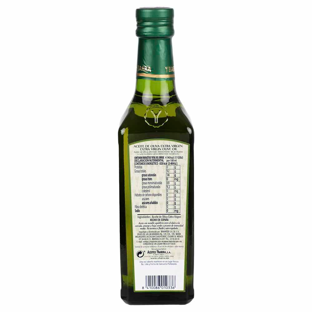 Aceite de Oliva - YBarra Extra Virgen Picual - 500 ml - España