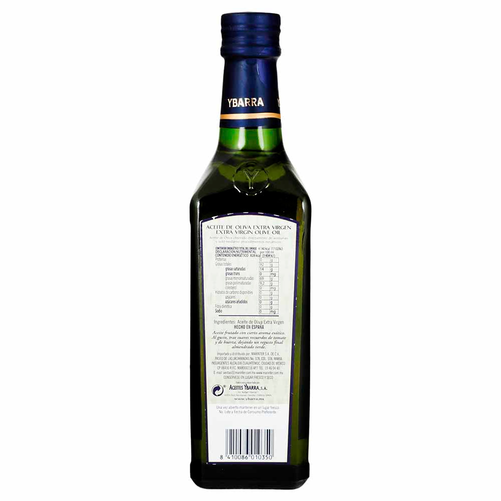 Aceite de Oliva - YBarra Extra Virgen Arbequina - 500 ml - España