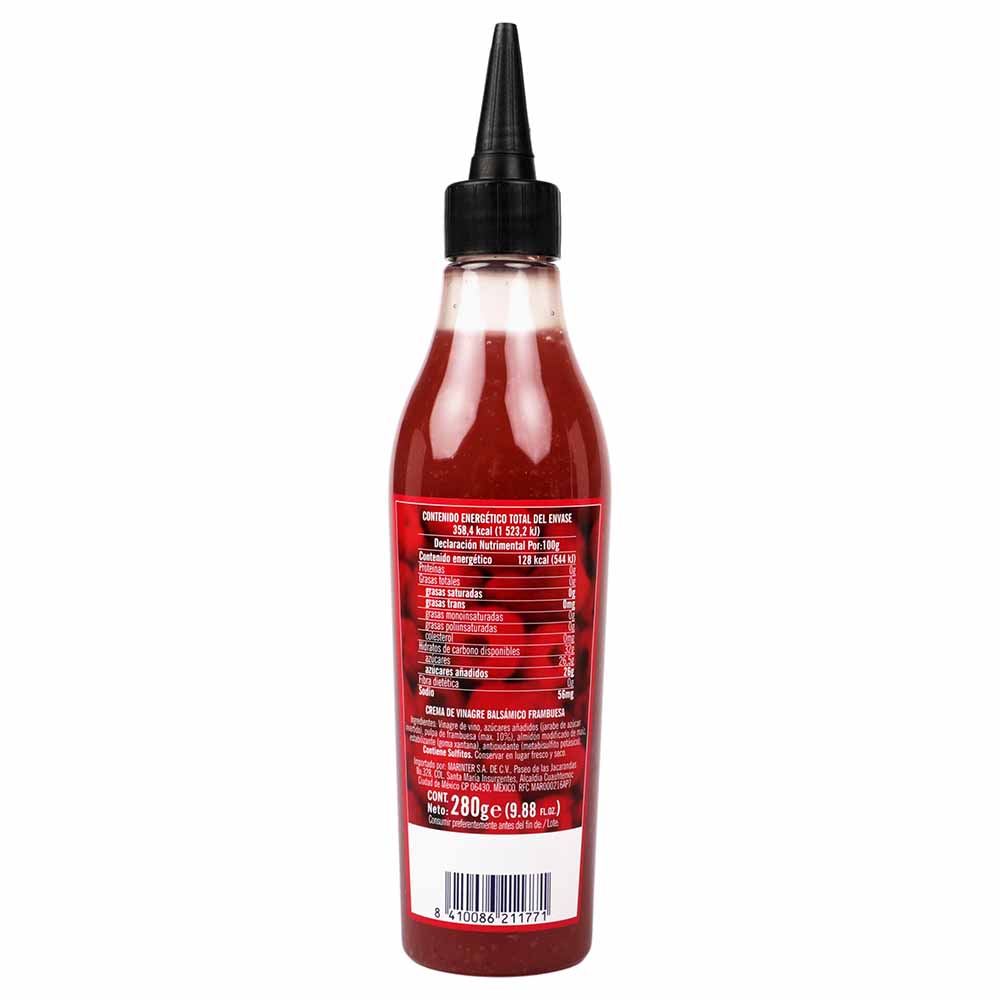 Crema de vinagre balsámico Ybarra frambuesa de 280 g - España
