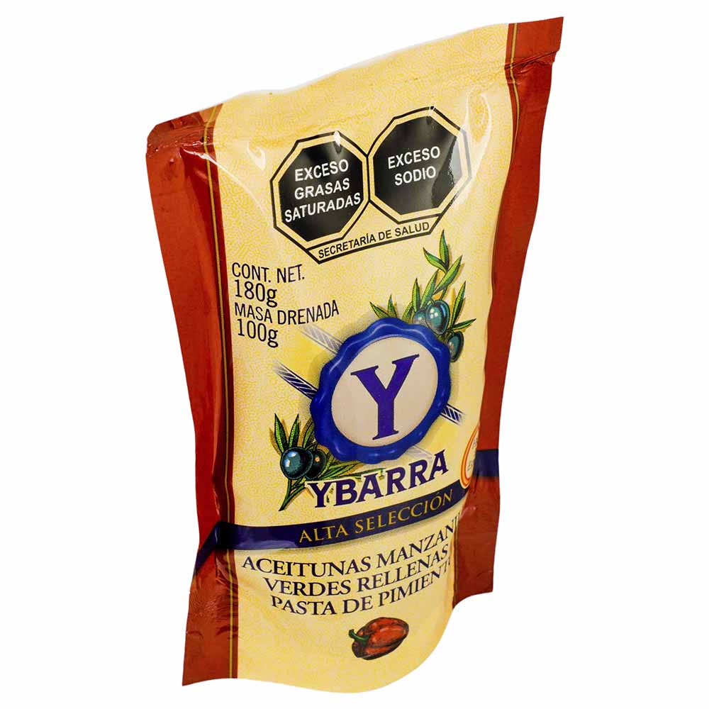 Aceitunas - Ybarra Rellenas de Pasta de Pimiento Doy - 180 g - España