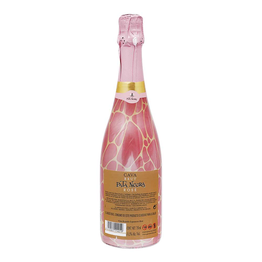 Vino Rosado - Pata Negra Cava Brut 750 ml - España